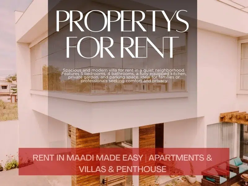 Rent in Maadi Made Easy Apartments Villas Penthouse